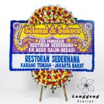 bunga papan selamat dan sukses di bekasi