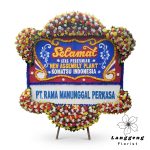karangan bunga ucapan selamat di toko bunga Bekasi