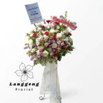 standing flower congratulation