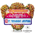 Bunga papan selamat warna cerah