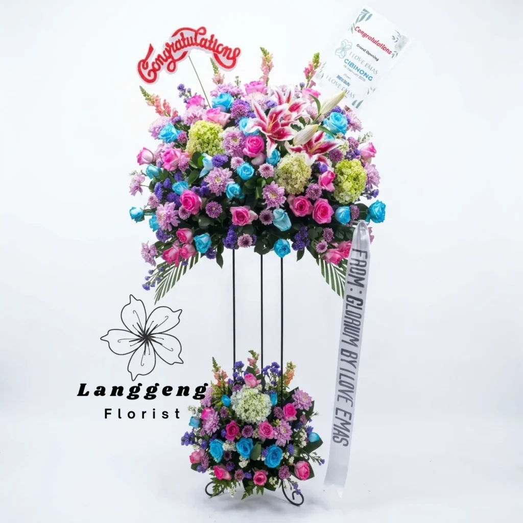 Produk standing flower Jakarta